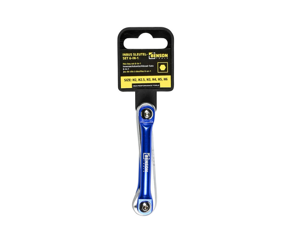 Inbus Sleutelset 6-in-1 voor Fietsen, Meubels & Elektronica