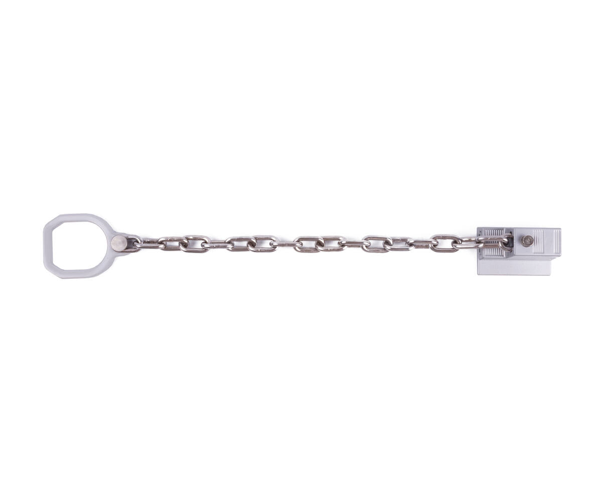 Deurketting 20cm Zink - Veiligheid voor Binnendeuren Zonder Boren
