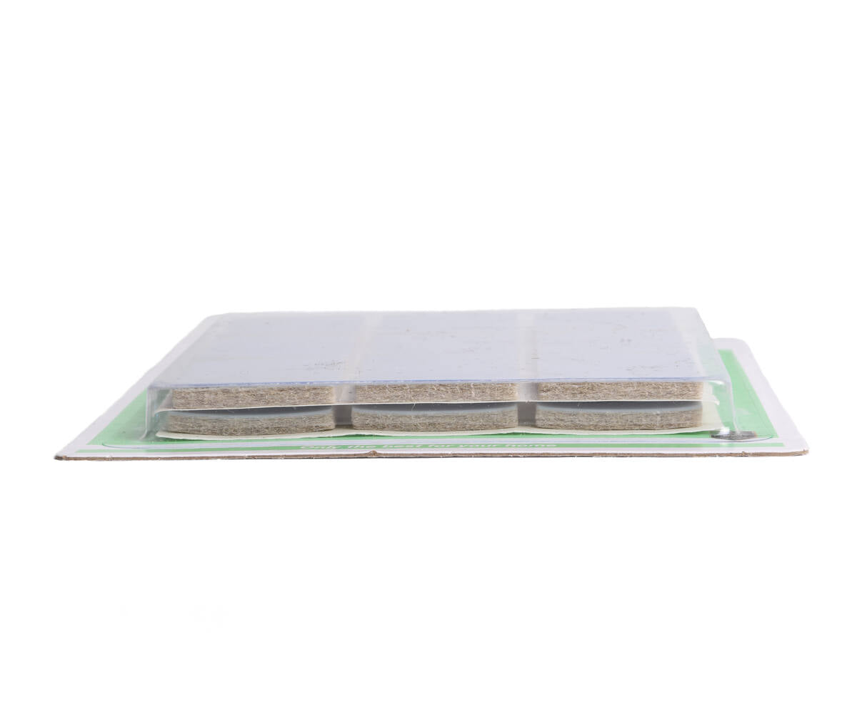 Antikrasvilt 25x25 mm, 18 dlg, beschermt vloeren tegen krassen.