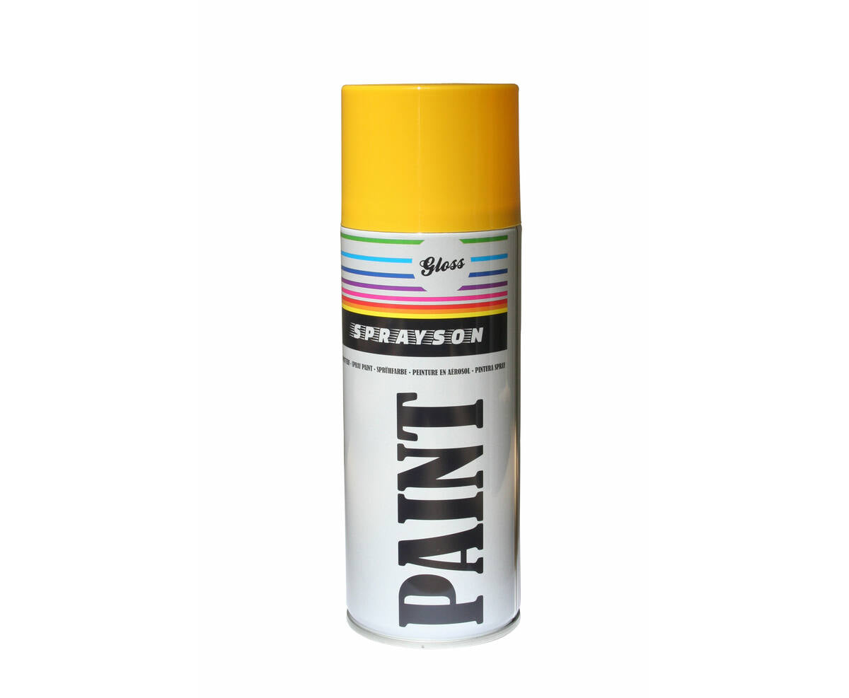 400ml RAL1021 Hoogglans Geel Spuitbus - Meubels & Decoratief
