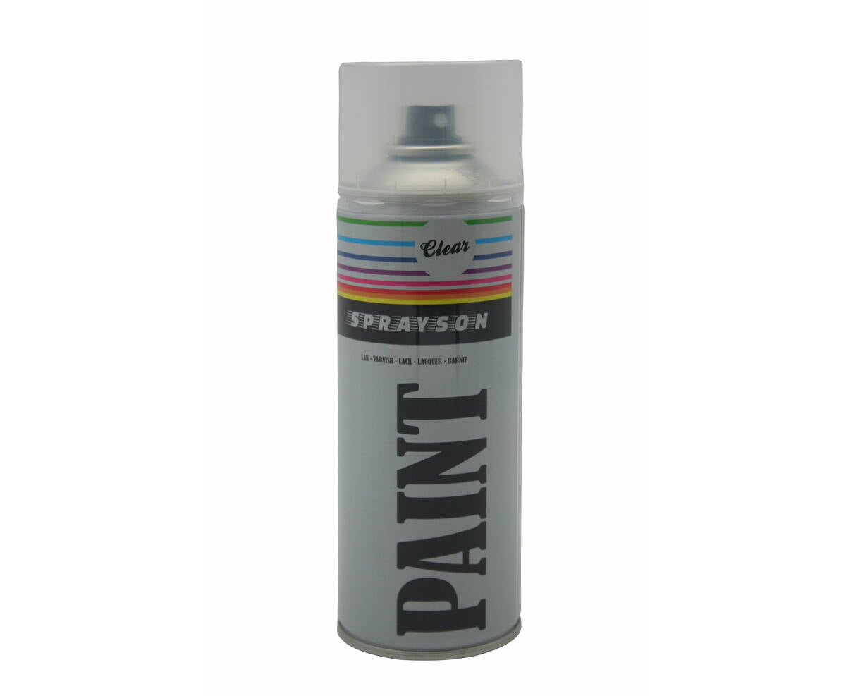 Blanke Lak Spuitbus 400ml: Beschermt en verfraait hout, metaal, plastic.
