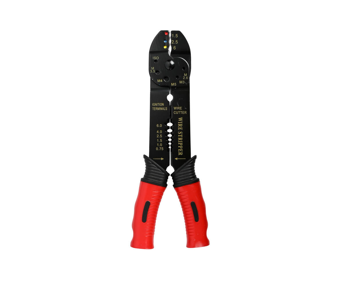 Krimptang 20 cm voor kabelschoenen en aansluitstekkers krimpen.