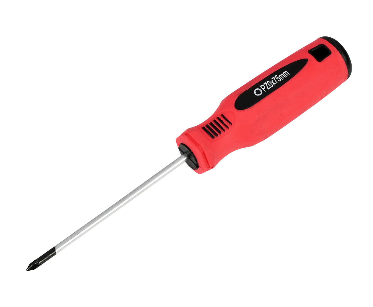 Schroevendraaier PZ0 75mm Cr-V, ideaal voor Pozi schroeven.
