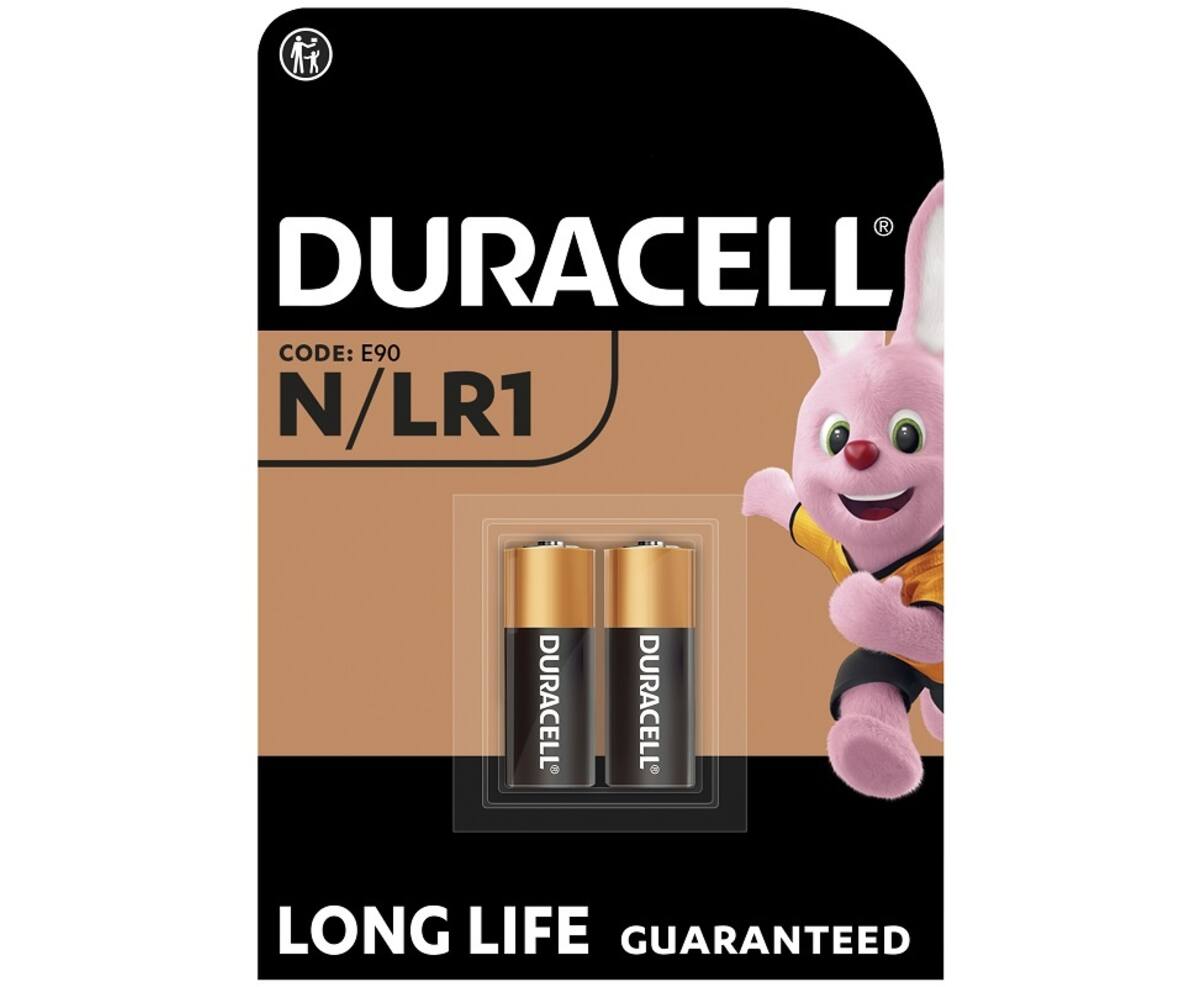 Duracell MN9100 LR1 1.5V Batterijen - Set van 2 voor Zaklampen