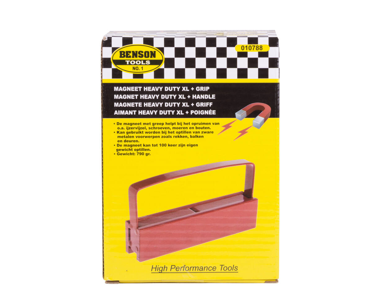 Magneet Heavy Duty XL + Grip, 100x gewicht tillen, ideaal voor metaal