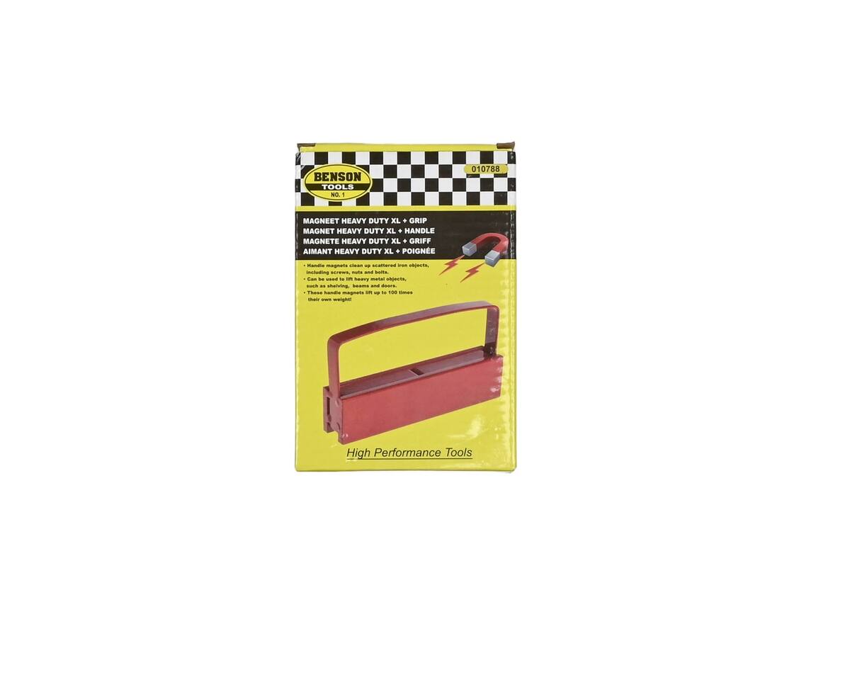 Magneet Heavy Duty XL + Grip, 100x gewicht tillen, ideaal voor metaal