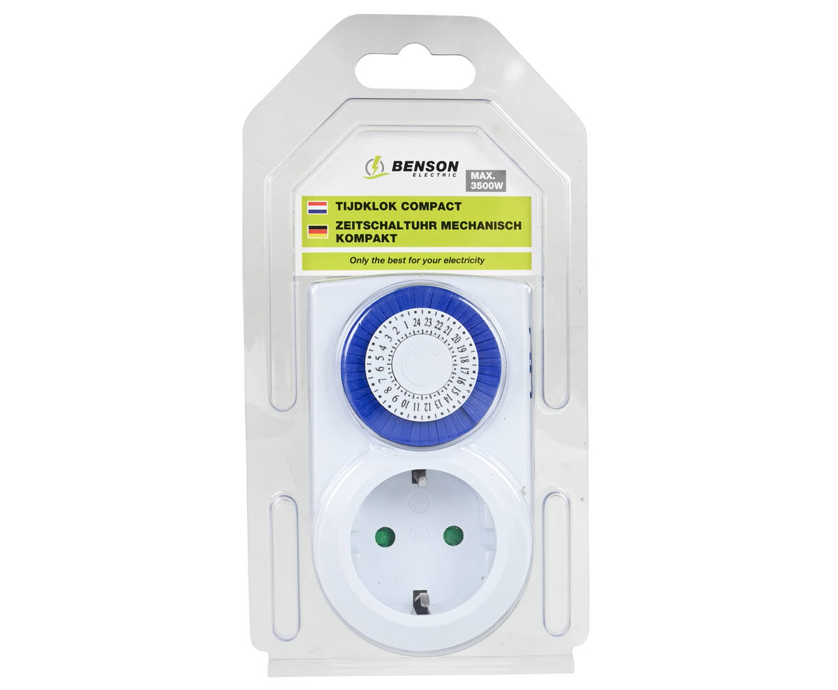 Tijdklok Compact: Voor Binnen, Schemerlampen & Koffiezetapparaten
