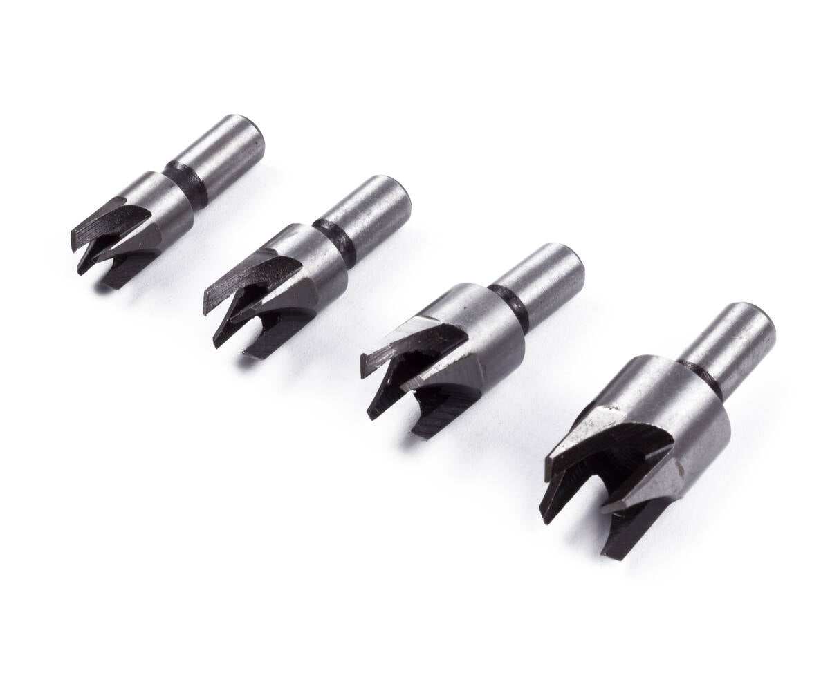 4-delige Proppenboor Set 6-13mm voor Zachte Houtsoorten