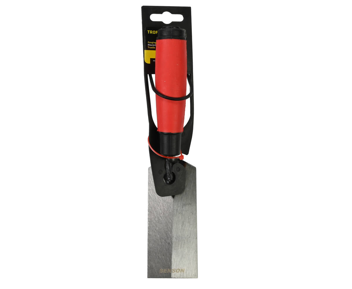 Troffel 125x50 mm, RVS, voor mortel en pleisterwerk, nauwkeurig.