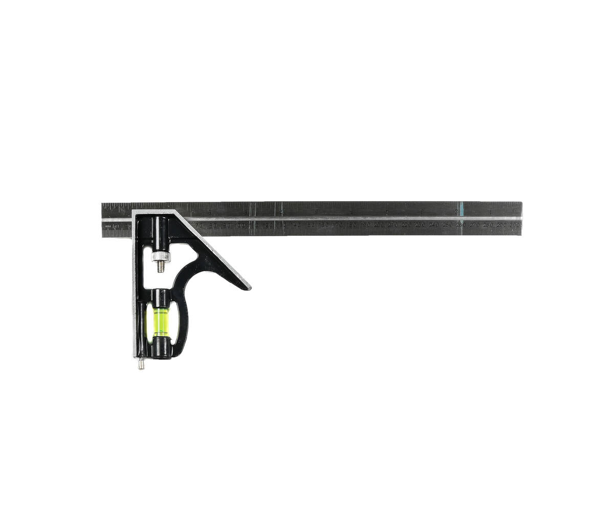 Meethaak 45°/90° 300mm voor exacte hout- en metaalbewerking.