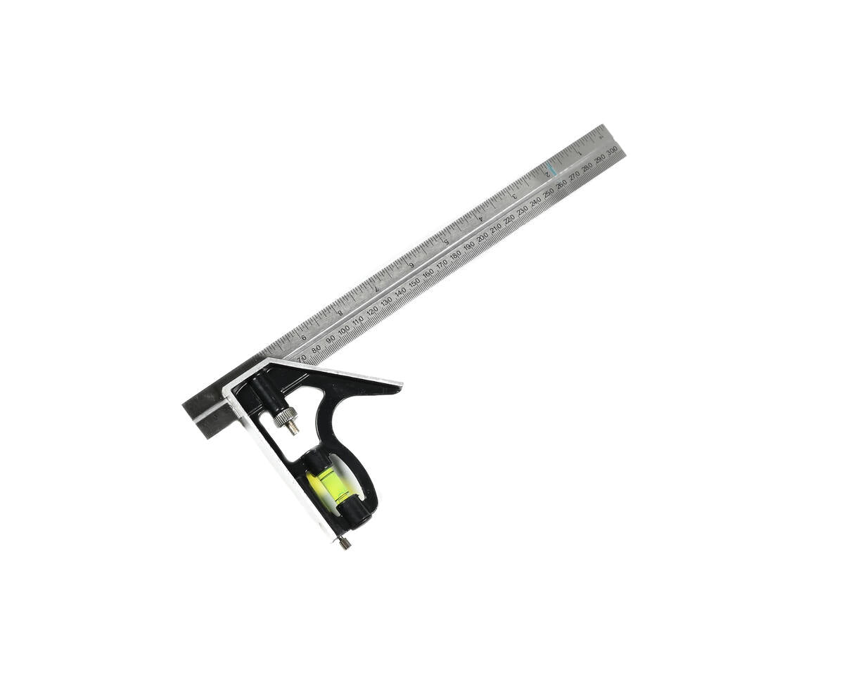 Meethaak 45°/90° 300mm voor exacte hout- en metaalbewerking.