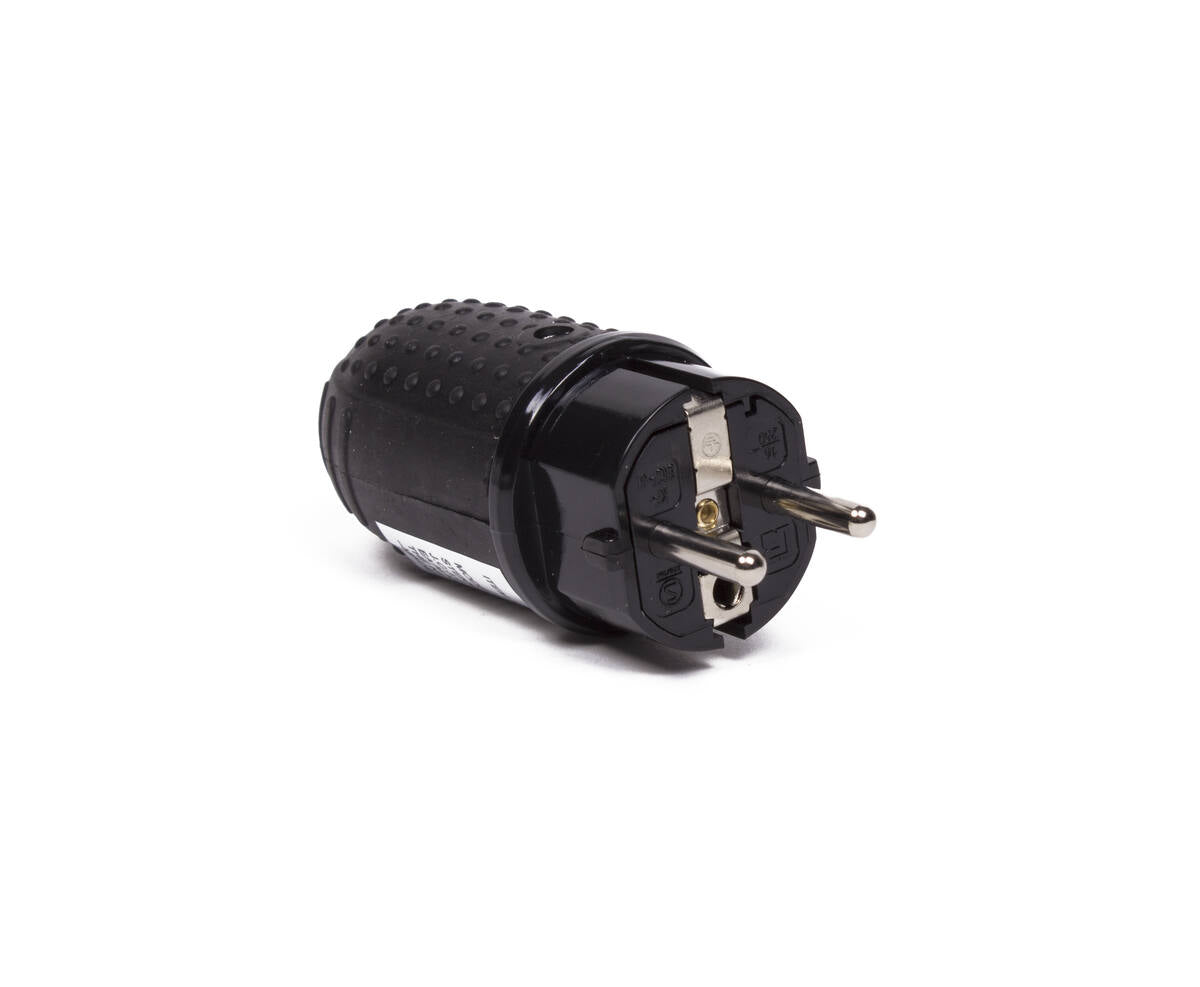 Stekker Rubber IP44, Spatwaterdicht, Ideaal voor Buitenwerkzaamheden