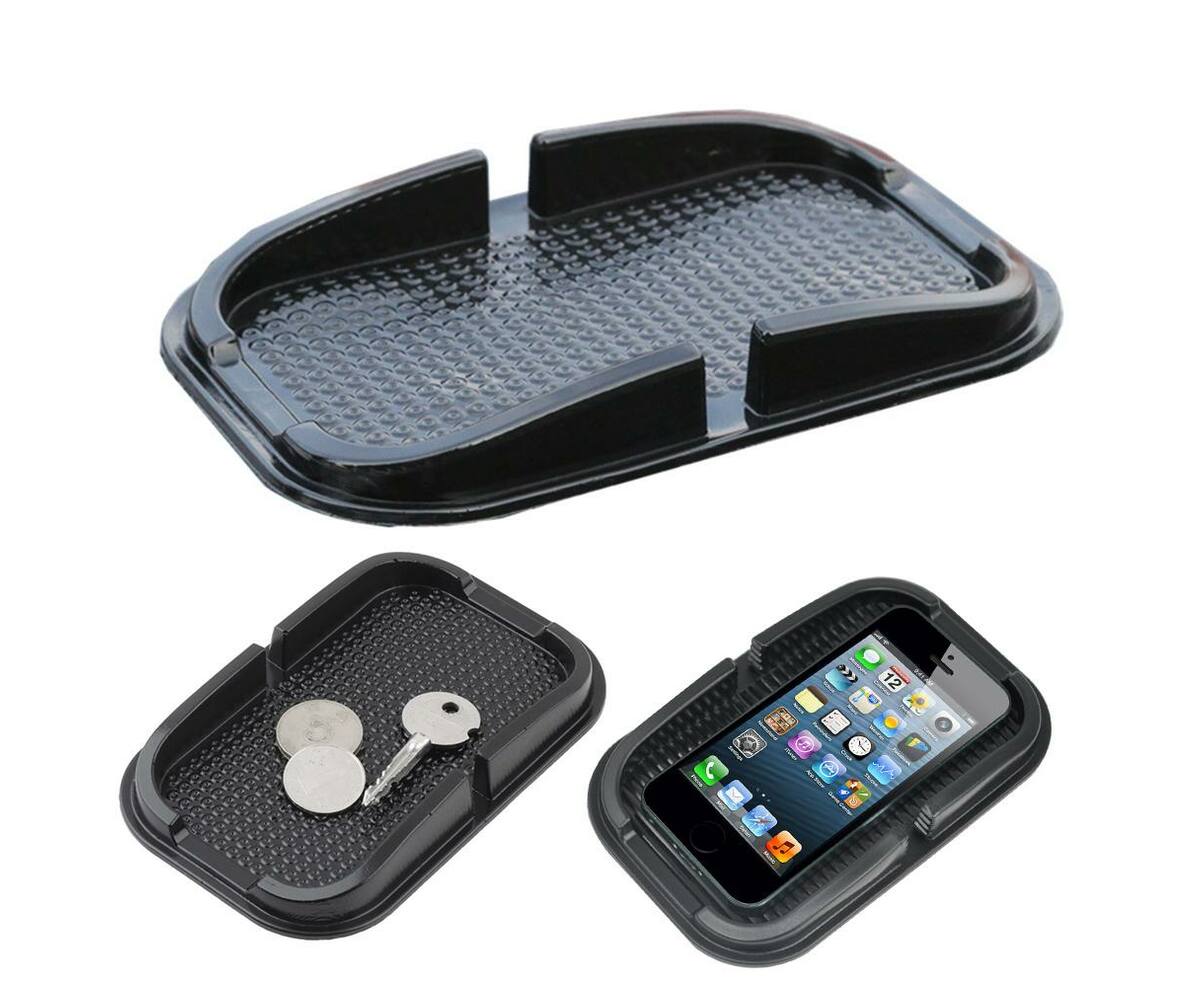 Anti-slip Mat 186x112x20 mm voor Smartphone en Sleutels in Auto