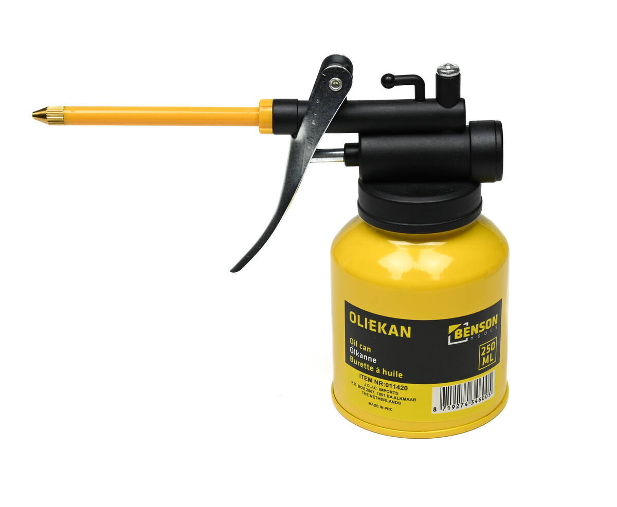 Oliekan 250 ml met Flexibele Tuit voor Precieze Smering van Gereedschap