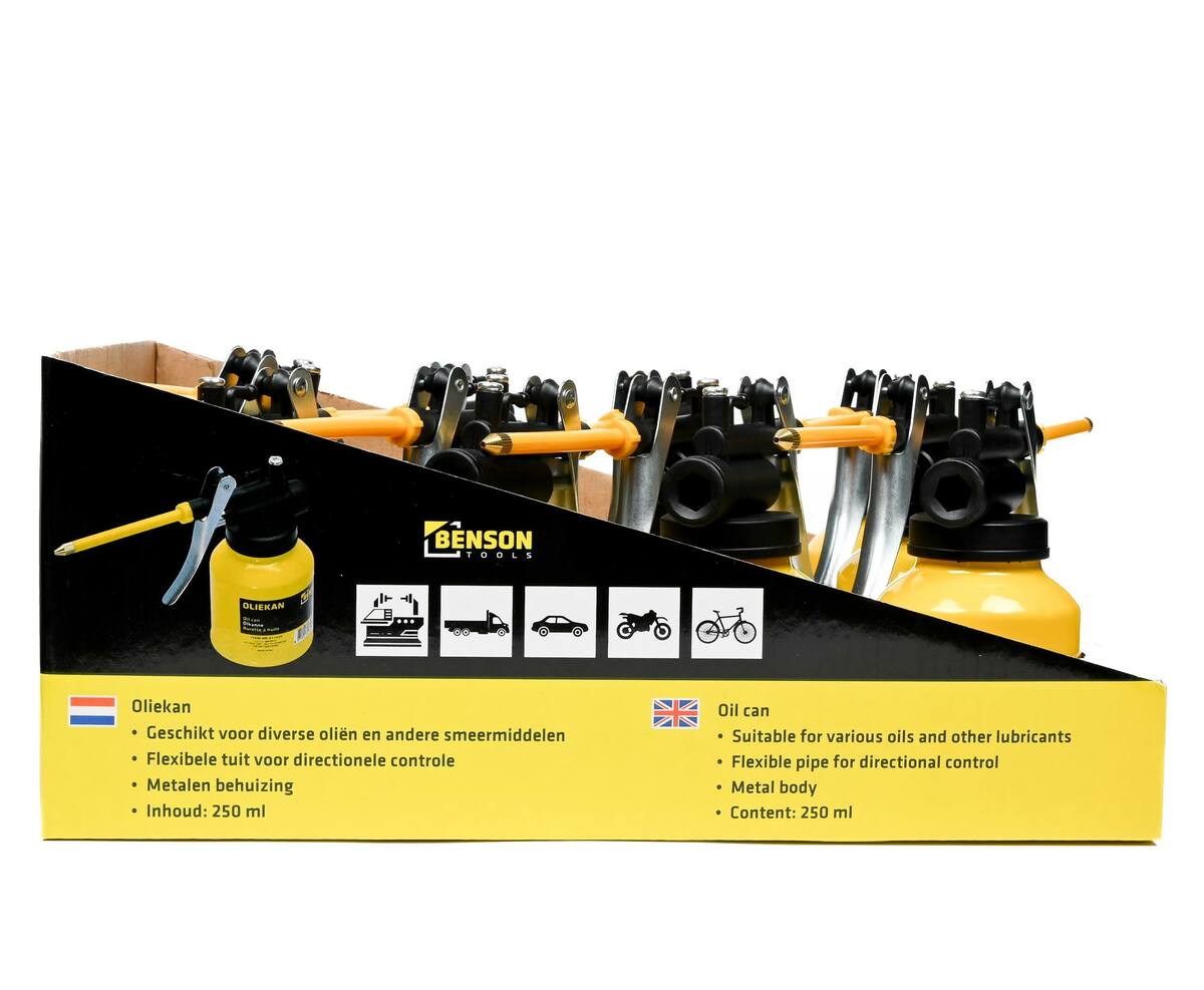 Oliekan 250 ml met Flexibele Tuit voor Precieze Smering van Gereedschap