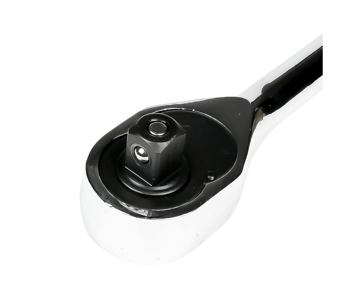 Ratel 1/2" Cr-V, 72-tands, ideaal voor auto- en fietsreparaties