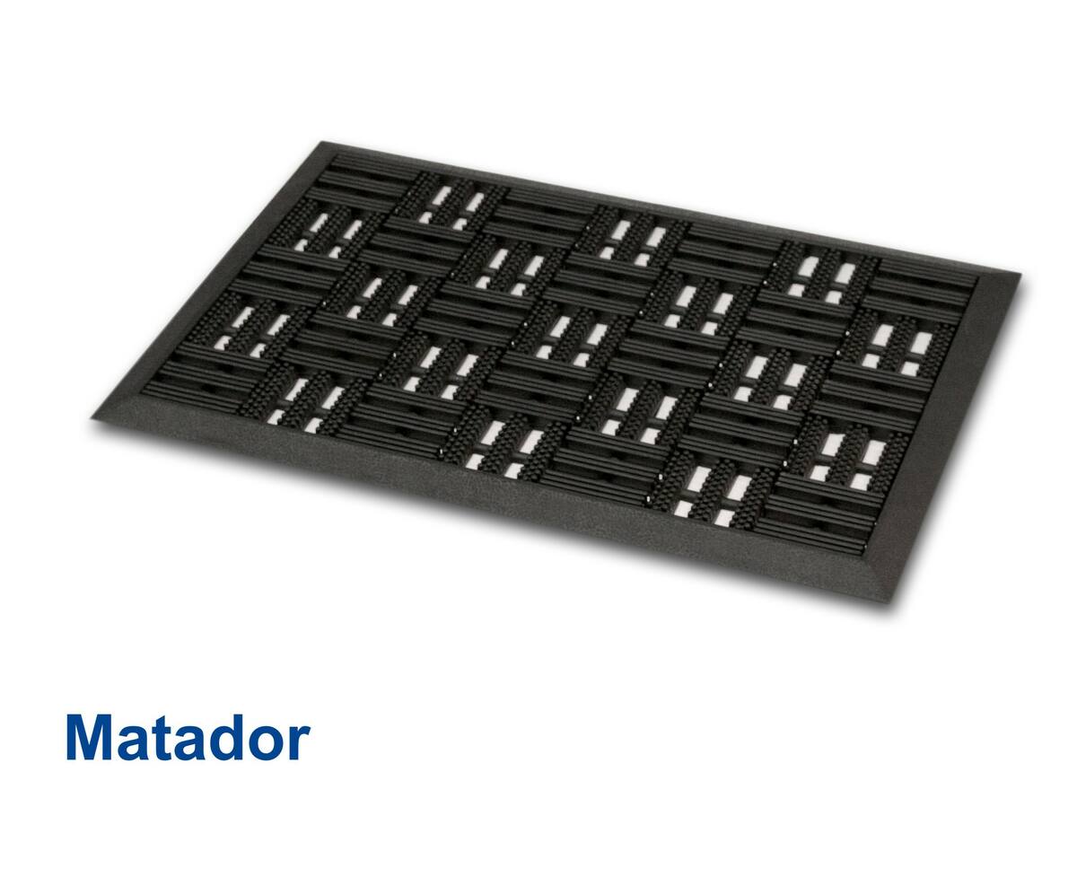 Deurmat Rubber Matador 45x75 cm, vuilschraper voor schone entree
