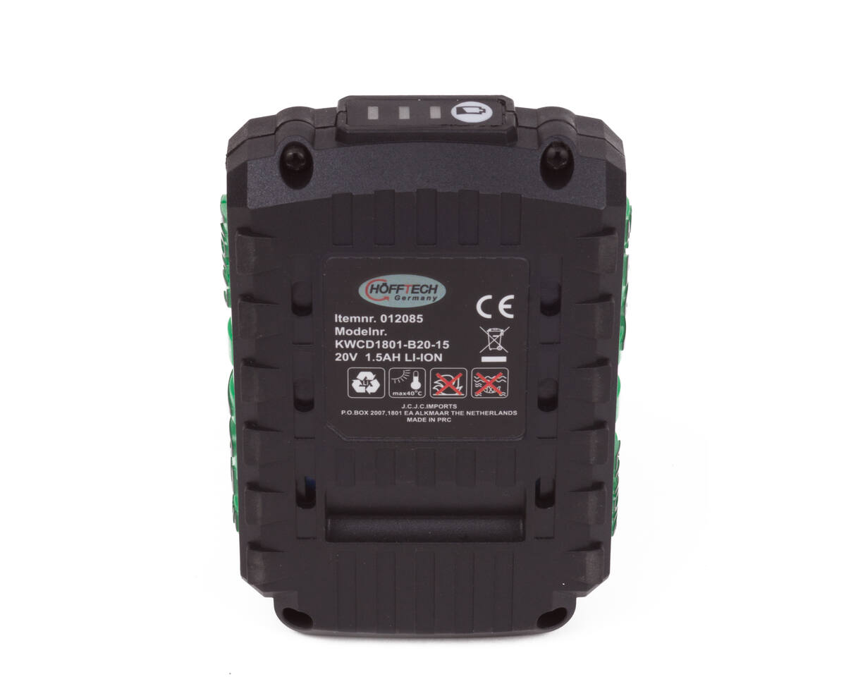 Accu 20V 1500mAh Li-ion voor 011868/013575, ideaal voor lang gebruik