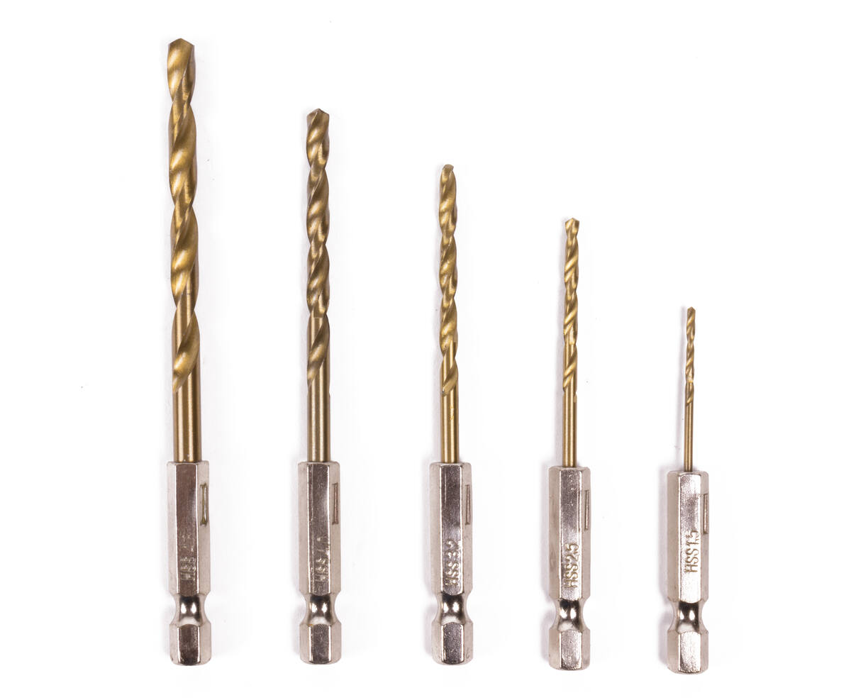 Boor- en Metaalbewerking Set 5-delig: 4-10mm Titan Bits