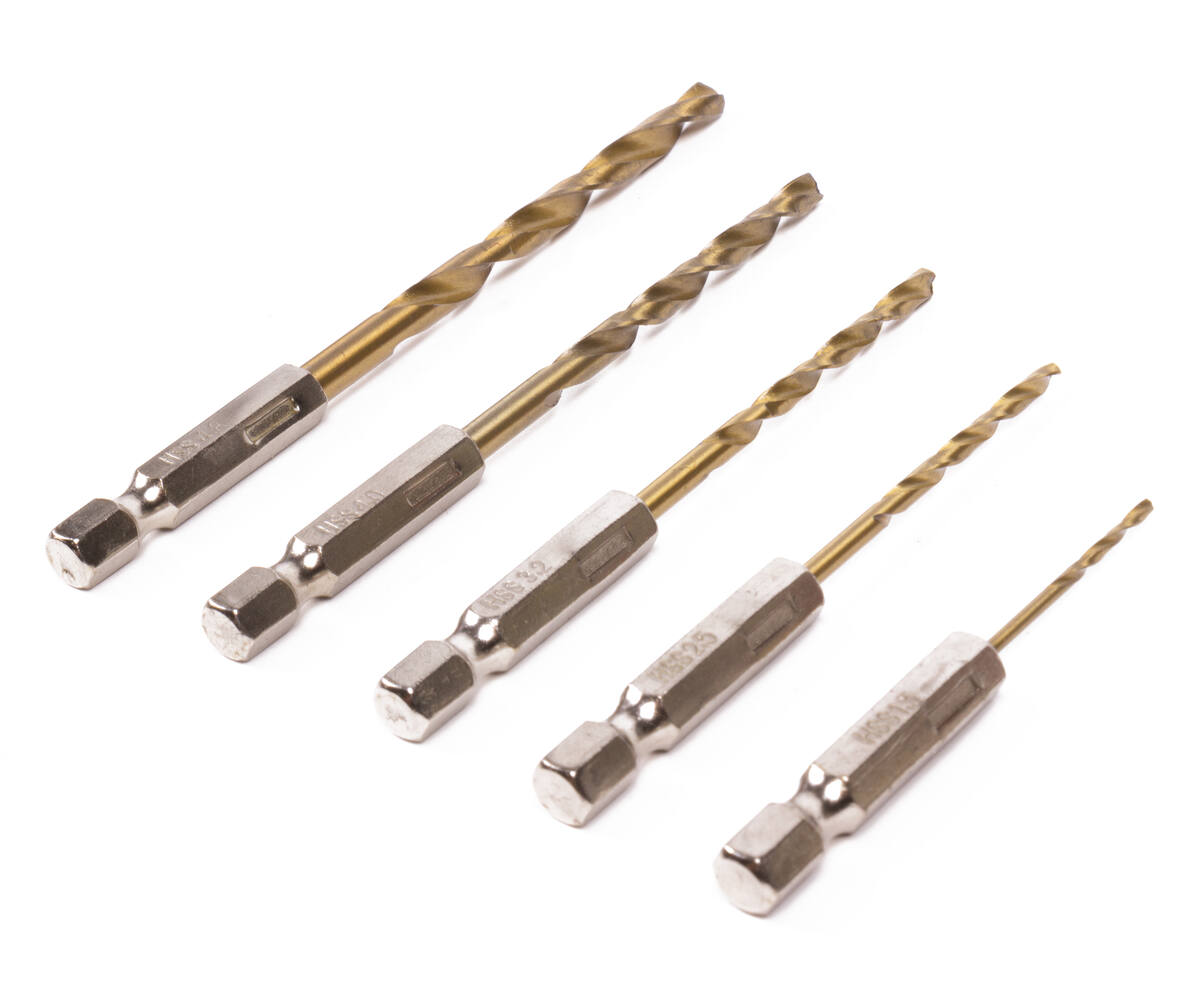 Boor- en Metaalbewerking Set 5-delig: 4-10mm Titan Bits