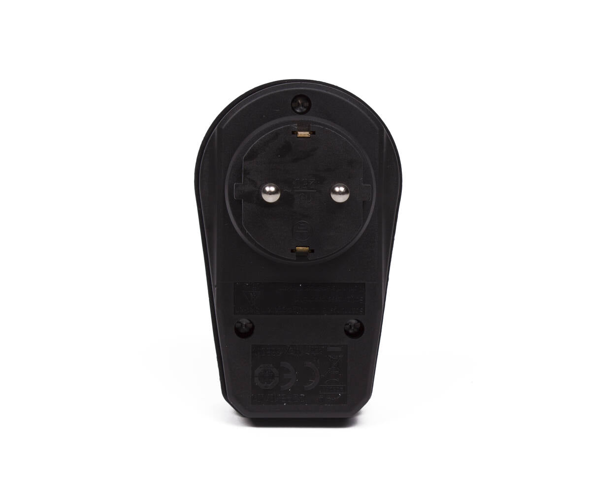 Stopcontact RA + Schakelaar, IP44 Spatwaterdicht met Klep, 16A 250V~