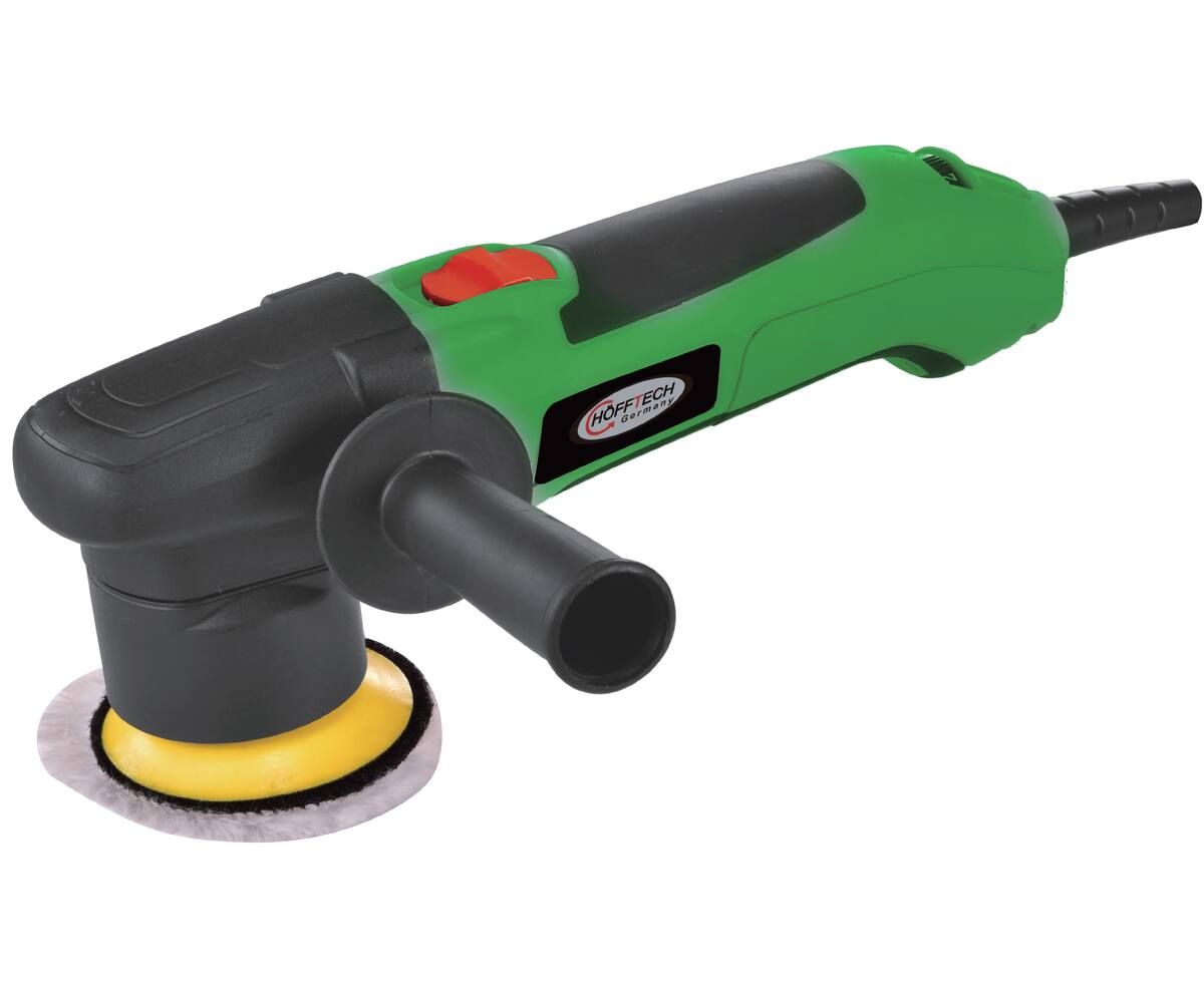 Excentrische Poetsmachine 300W, ø75mm, Incl. Pads voor Auto's