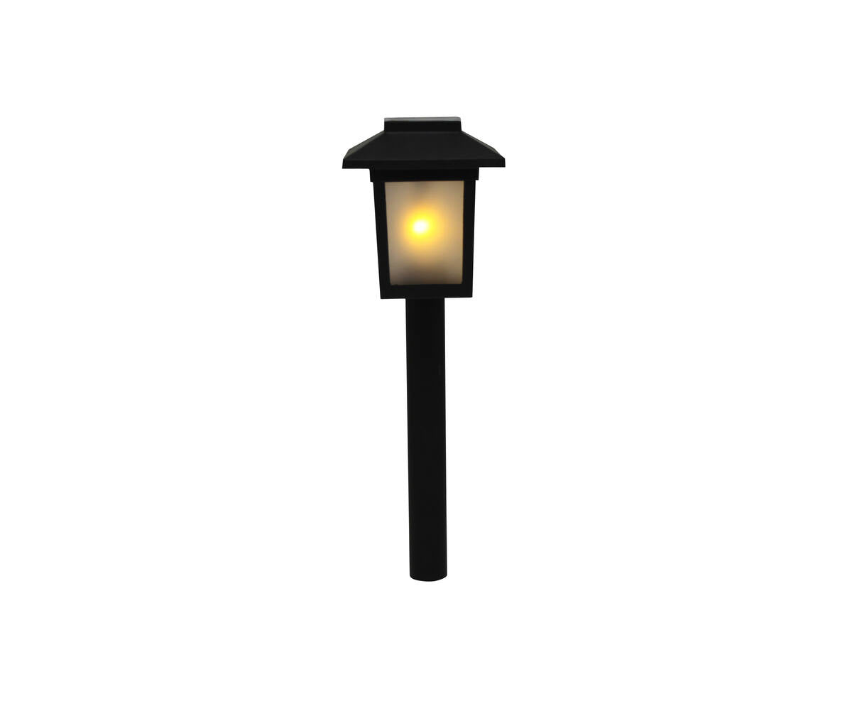 Tuinlamp Solar 34.5 cm, Flame Effect, 10x SMD LED, IP X4, 2000K