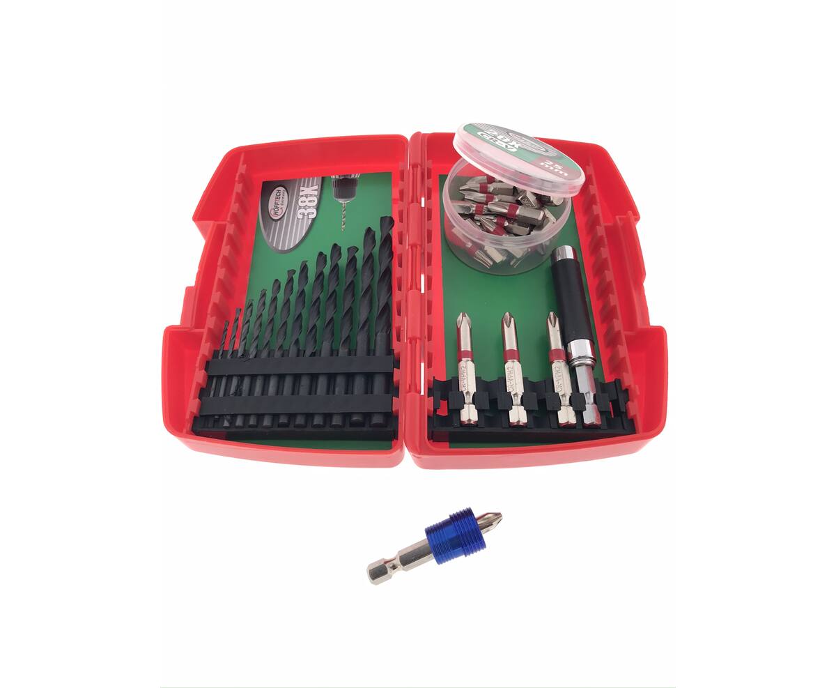 Boor-Bitset Magnetisch 38dlg: HSS Bits, CRV Bits, Magnetische Houder