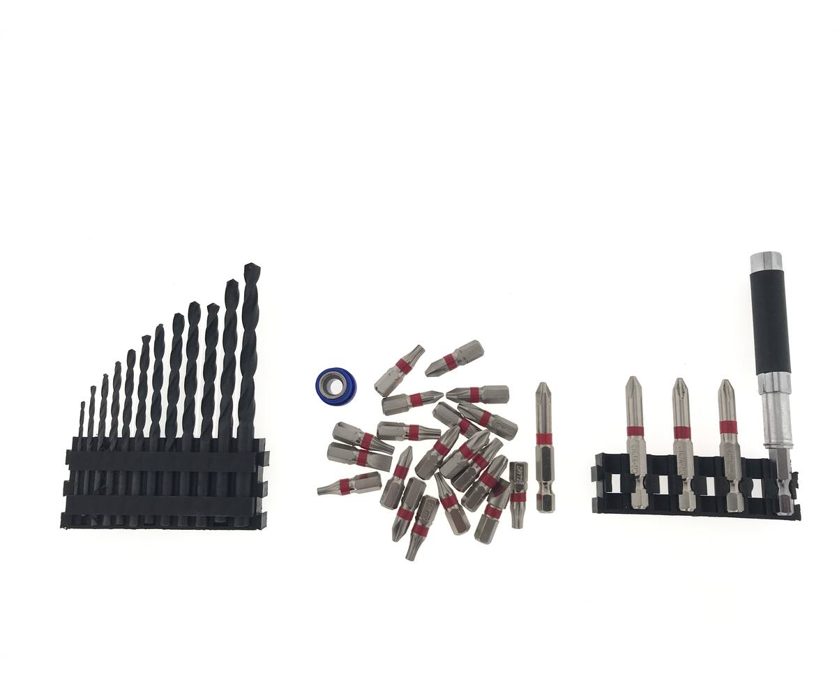 Boor-Bitset Magnetisch 38dlg: HSS Bits, CRV Bits, Magnetische Houder