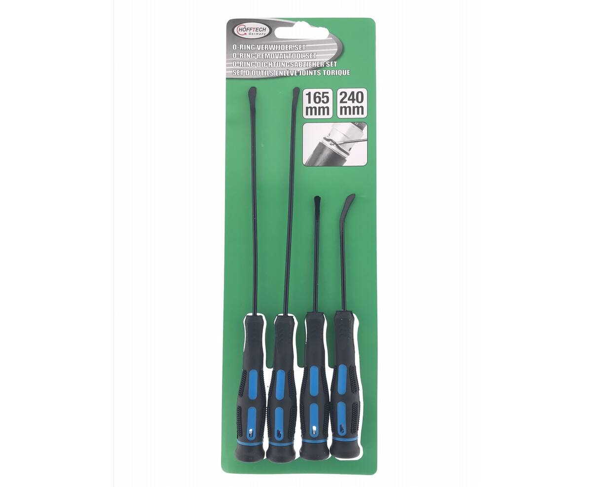 O-ring Verwijder Set 4 dlg - Koolstofstaal, 165/240mm, voor auto-onderhoud