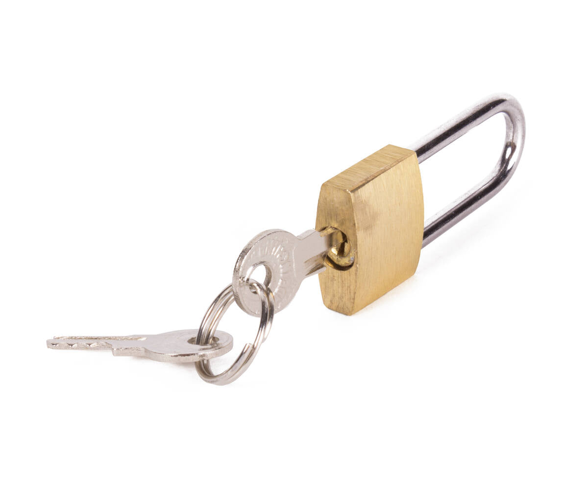 Hangslot 20mm Staal - Voor Kluisjes & Kasten, Incl. 2 Sleutels