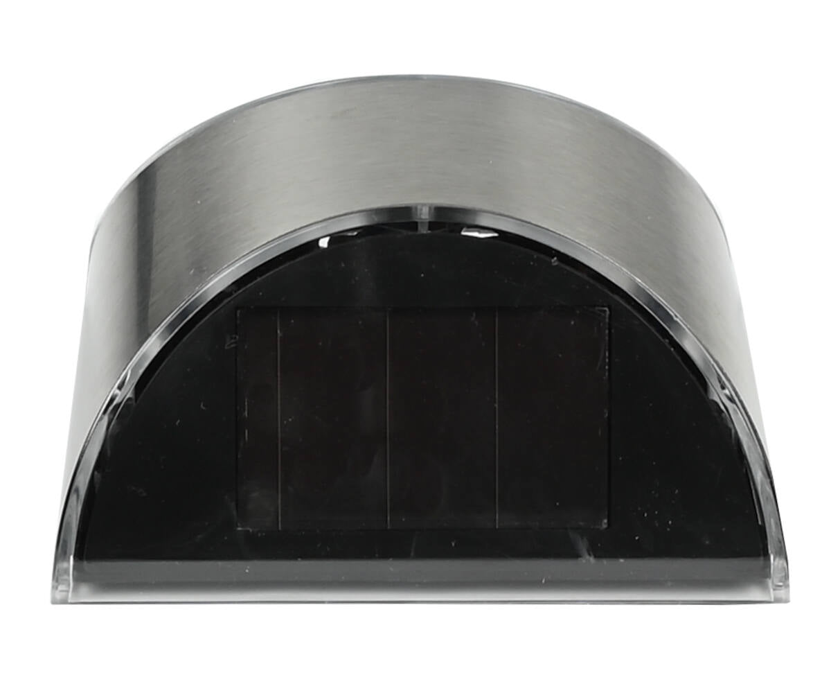 Solar LED Lamp RVS 4 SMD 1.2V 300mAh IP44 voor Tuin & Badkamer