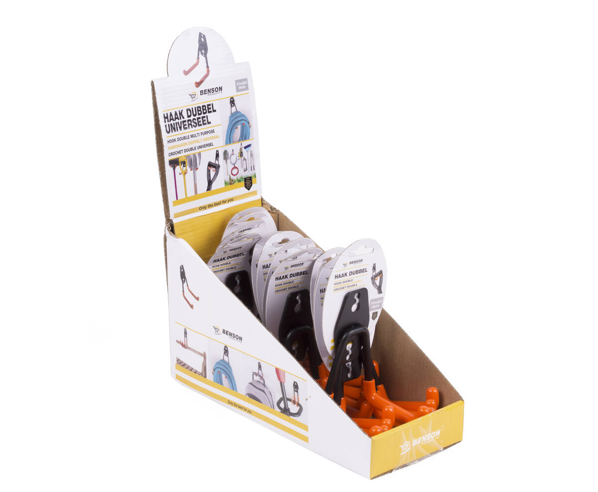 Dubbele Haak 70x60mm: Ideaal voor Gereedschap & Accessoires.