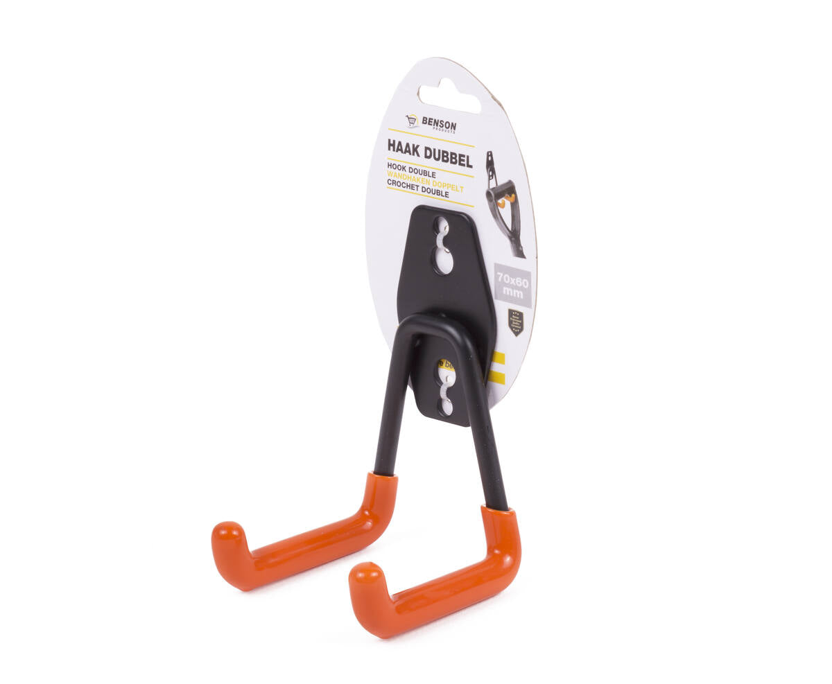 Dubbele Haak 70x60mm: Ideaal voor Gereedschap & Accessoires.