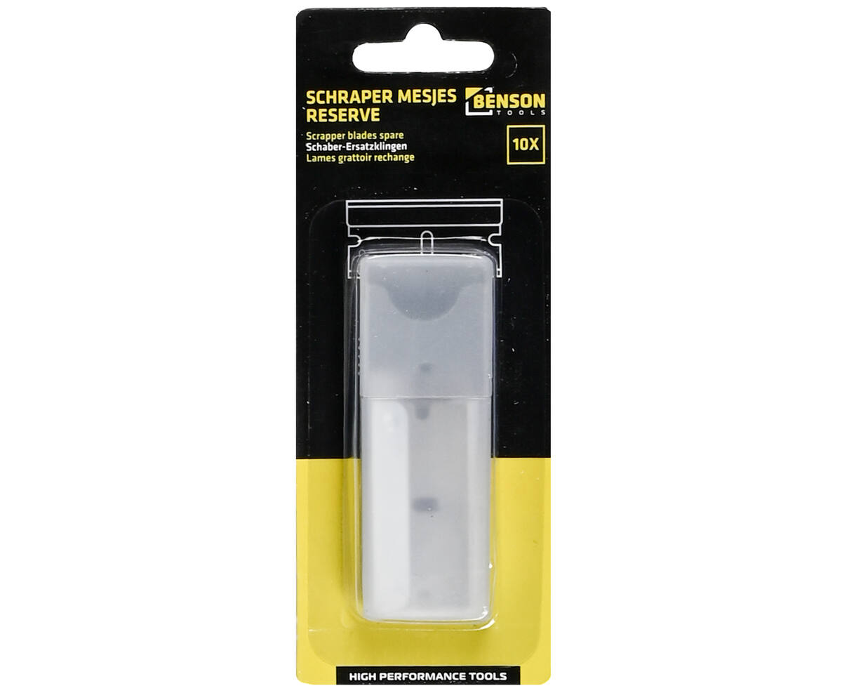 4cm Schraper Mesjes Set 10st - Verf- en Stickerverwijdering