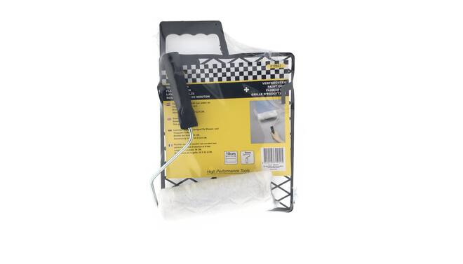 Vachtroller 18 cm met Rooster - Geschikt voor Water- en Terpentineverf