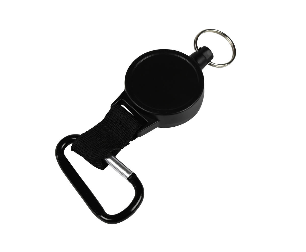 Rollerclip Sleutelhanger met 70 cm Koord en Karabijnhaak voor Sleutels