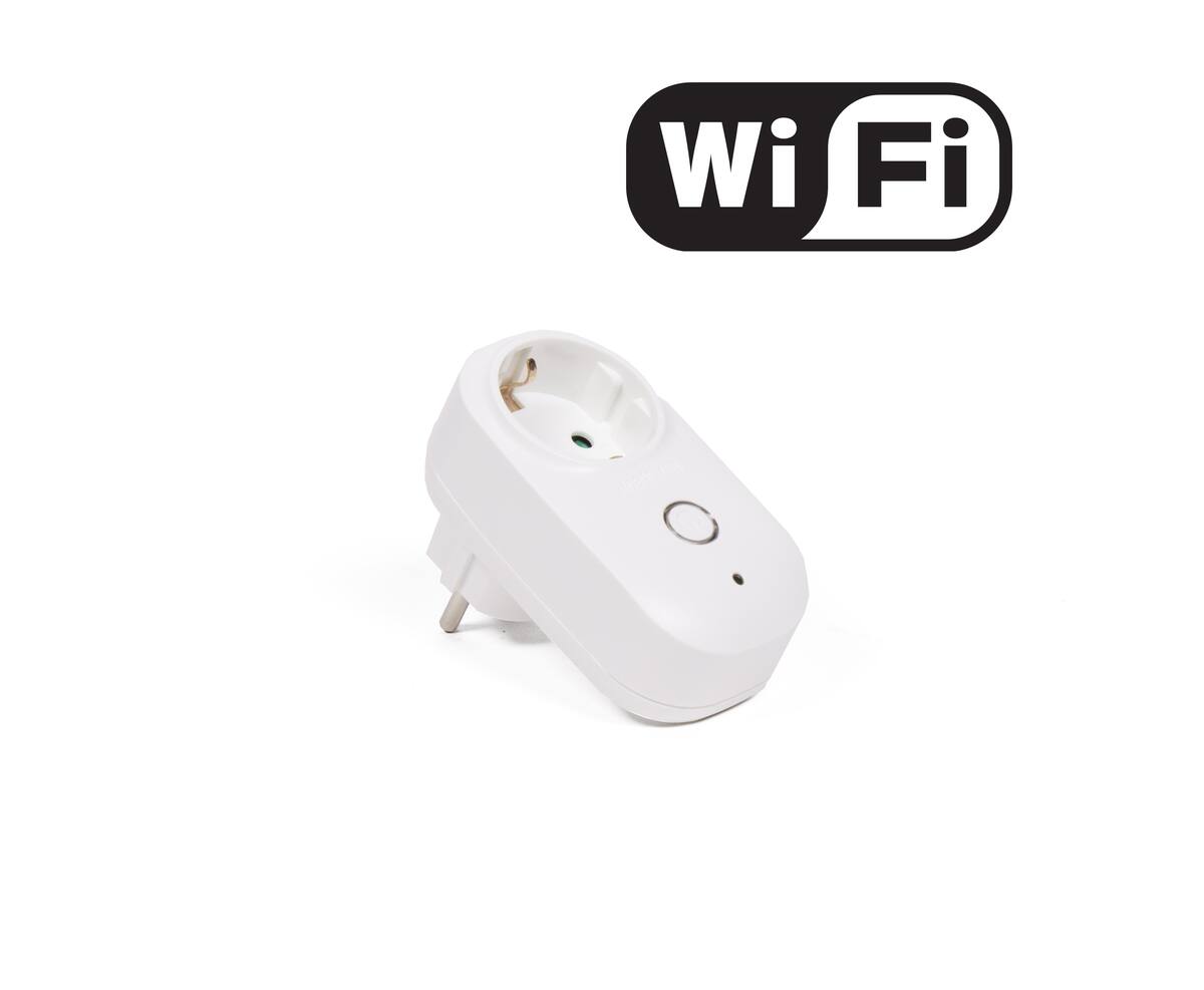 Wit Stopcontact RA met Wifi, 3500W, Google Home Compatibel