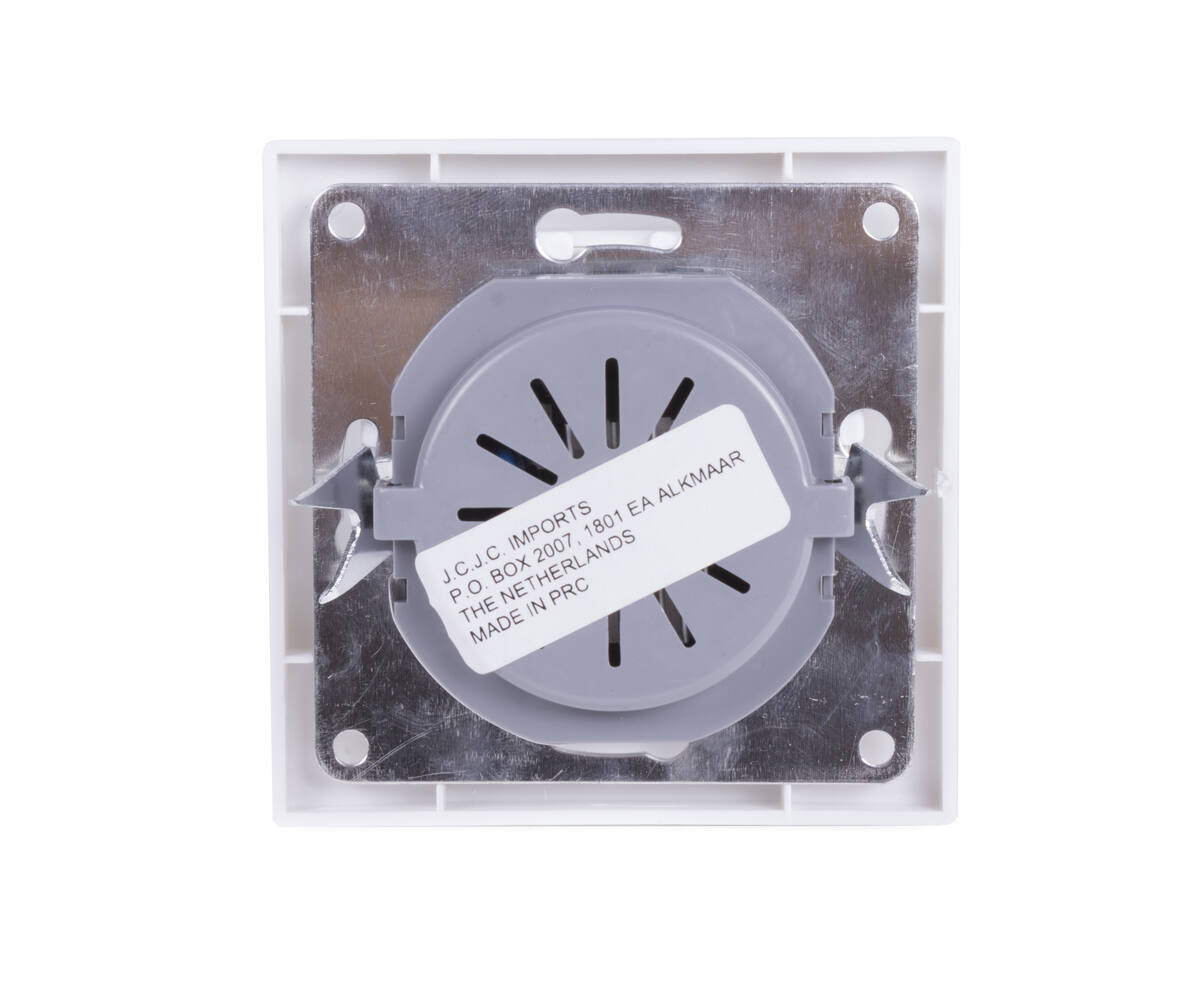 Inbouw LED Dimmer Wit, 5-300W, Voor Diverse Lampen, 81x81x55mm