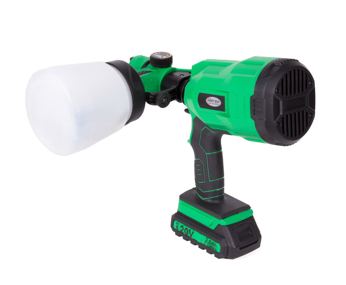 Accu Verfspuit 20V 2000 mAh, 800 ml Tank, 8000 RPM, voor DIY Klussen