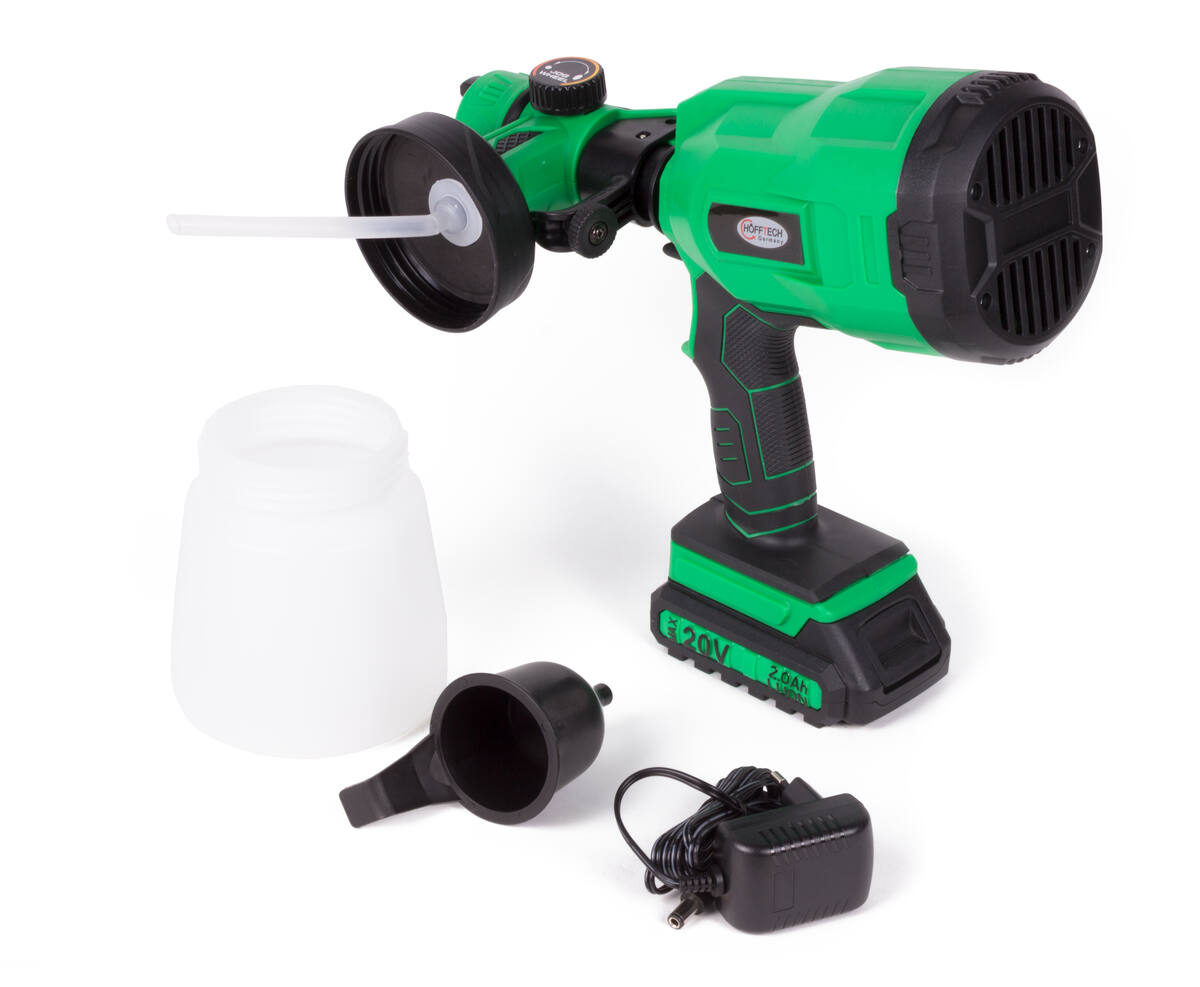 Accu Verfspuit 20V 2000 mAh, 800 ml Tank, 8000 RPM, voor DIY Klussen