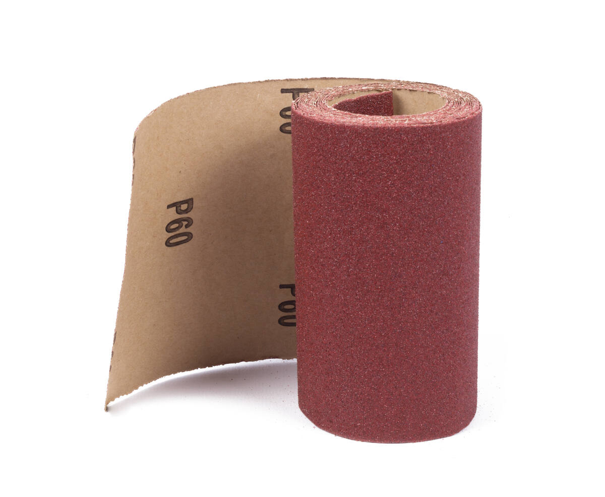 Schuurpapier Rol 3m P60, 11.5cm Breed, Ideaal voor Houtbewerking