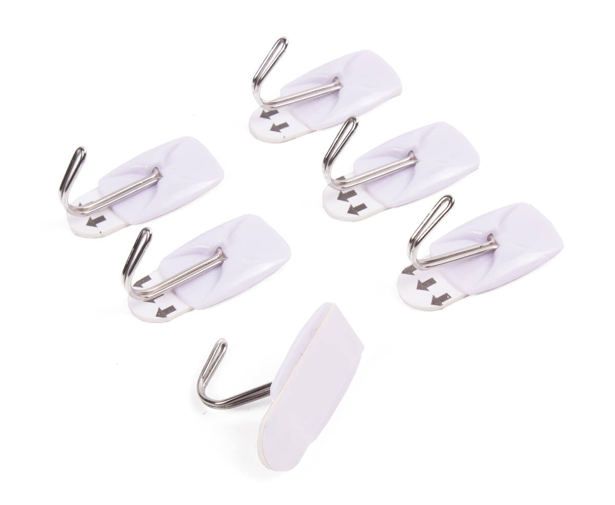 Zelfklevende Haken 6 Stuks 2.1x3cm - Ideaal Voor Lichte Ophangtaken