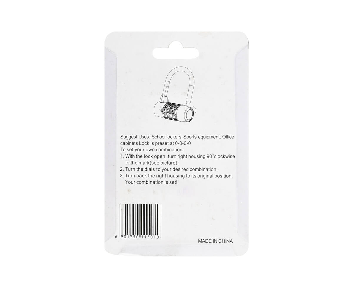 Tri-circle Cijferslot 54mm, 4-cijferige code, voor koffers & kluisjes