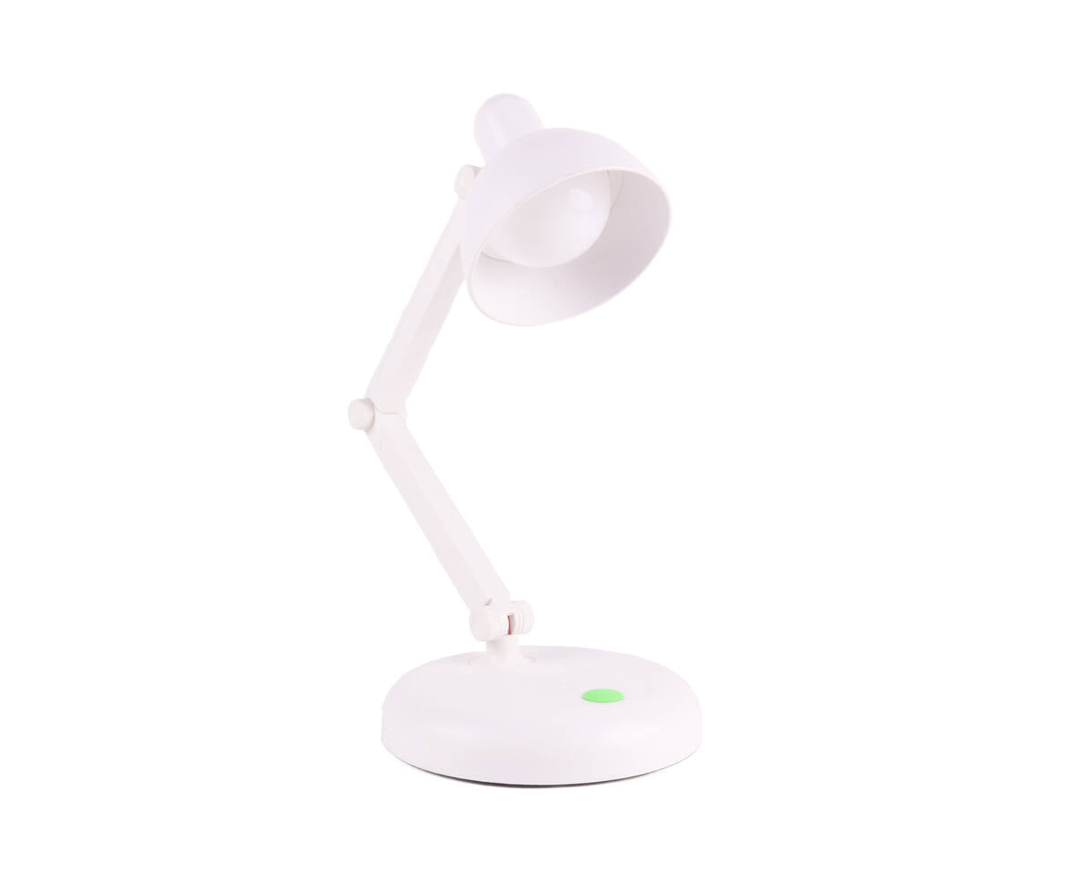 Opvouwbare Draadloze LED Bureaulamp, 120 Lumen, 6000K, Wit, USB-Optie
