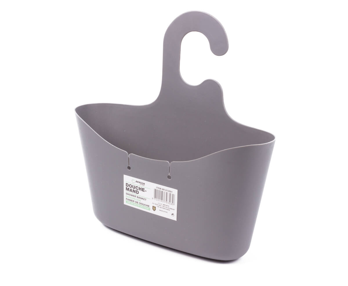 Douchemand met Haak - Ruimtebesparend, Waterafvoer, 28.1x10x28.6cm