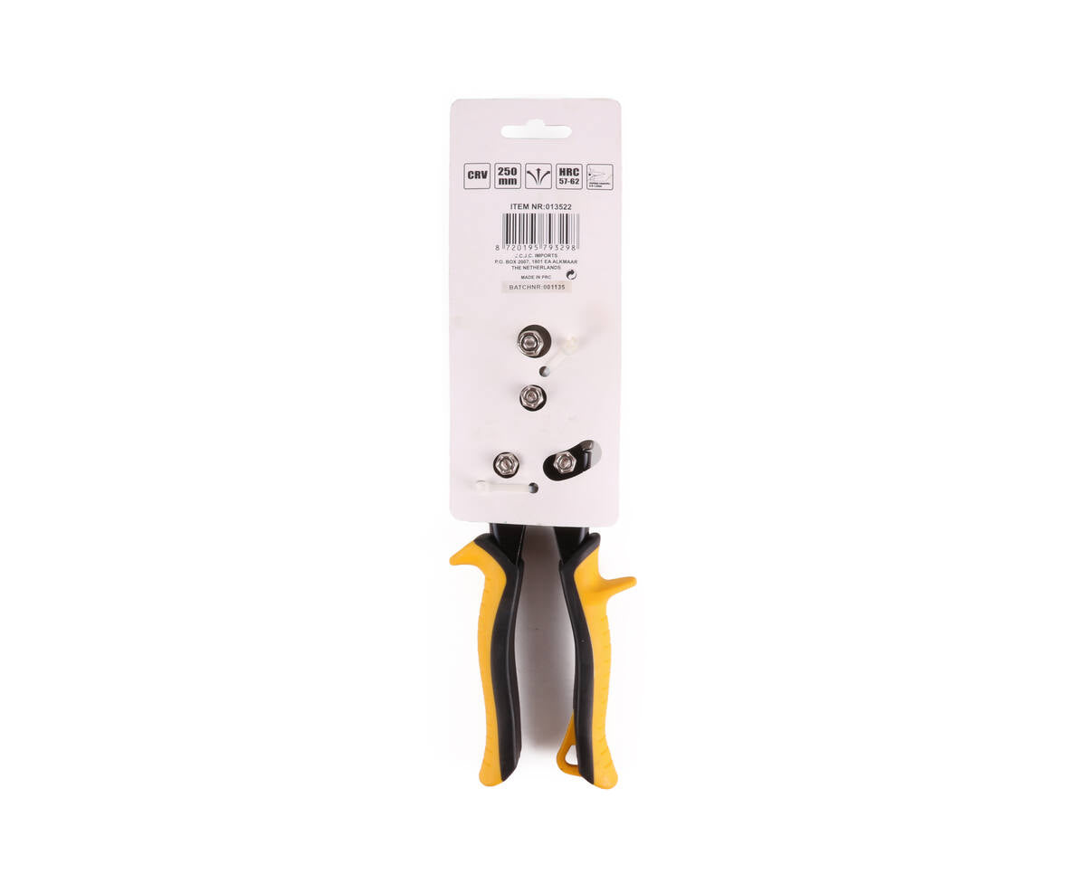 Blikschaar 250 mm Cr-V - Snijdt Metaal tot 1,2 mm met Precisie