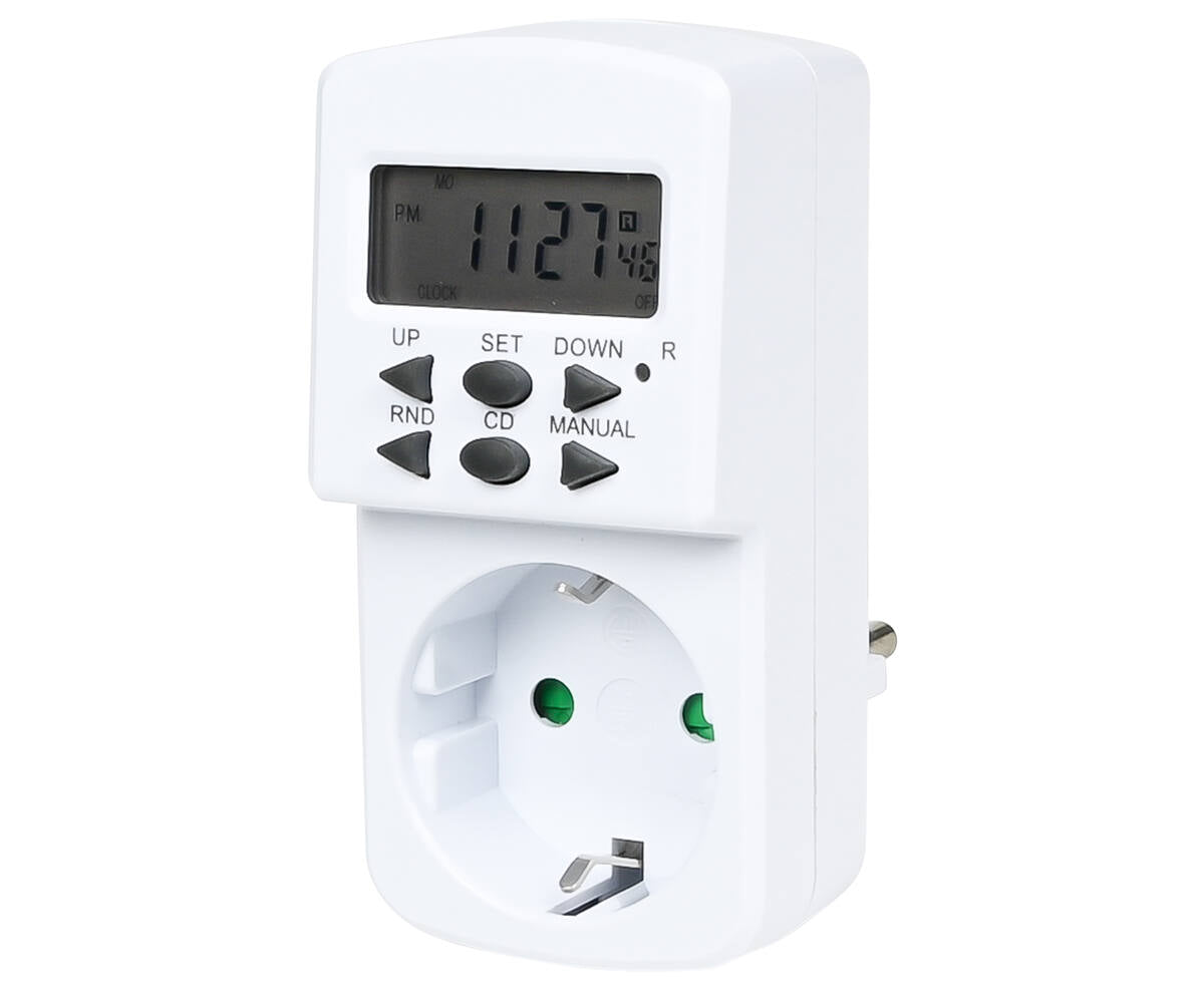 Digitaal Tijdklok 230V - Automatisch Schakelen, 12/24 uur Modus