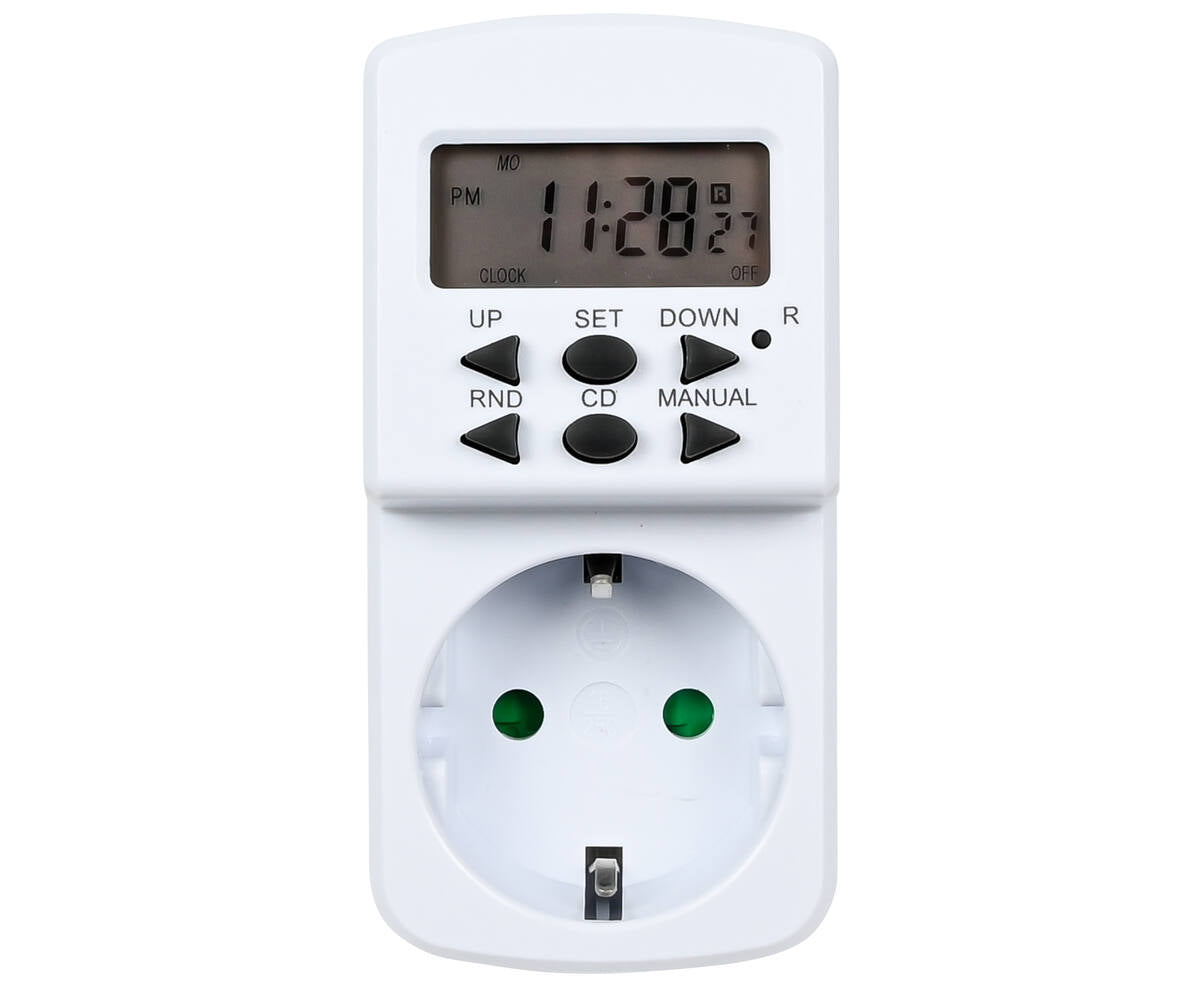 Digitaal Tijdklok 230V - Automatisch Schakelen, 12/24 uur Modus