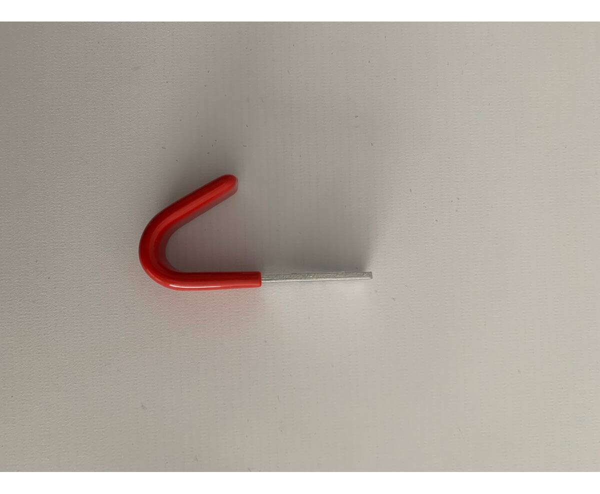 Ophanghaken 8x3.5 cm - Set van 4, 35 kg per haak, ideaal voor garage.